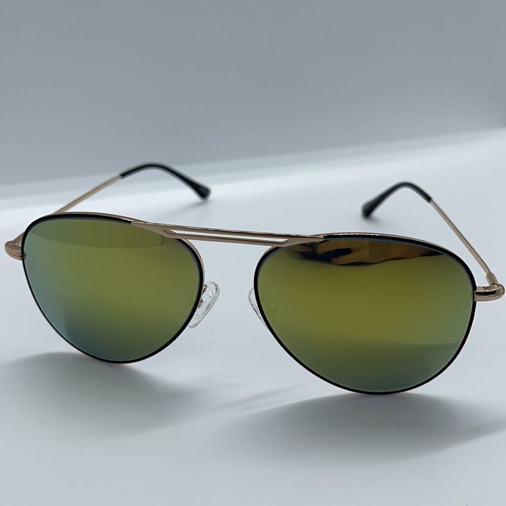 Nwt Zenni Mirrored Polarized Aviator Sunglasses